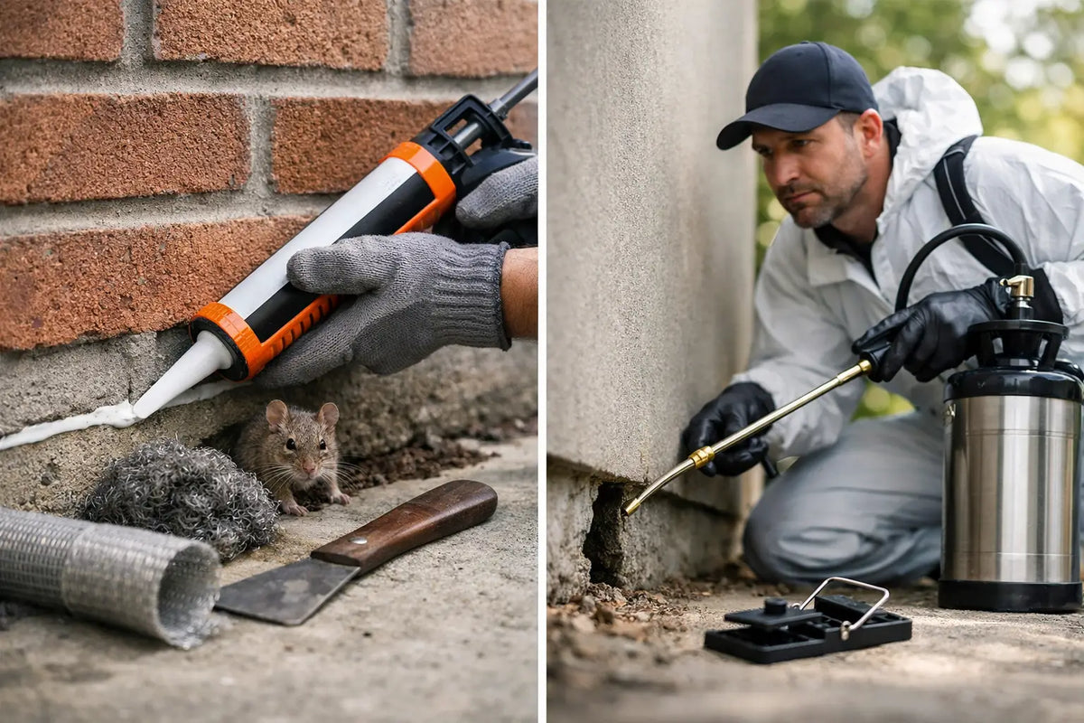 DIY Rodent Sealing Versus Exterminator