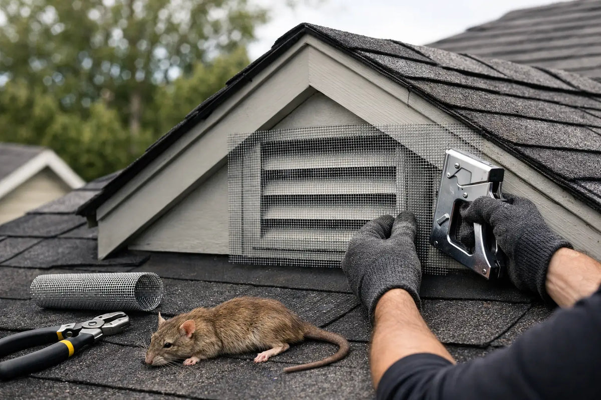 How to Rodent Proof Attic Vents Right