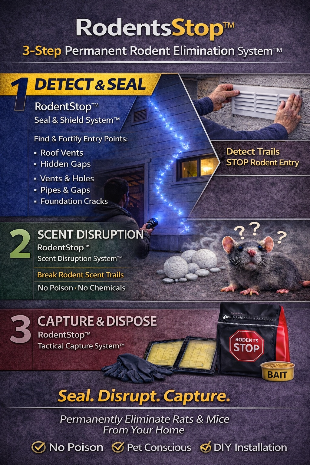 Rodents Stop™ Home Defense Kit for Rats & Mice